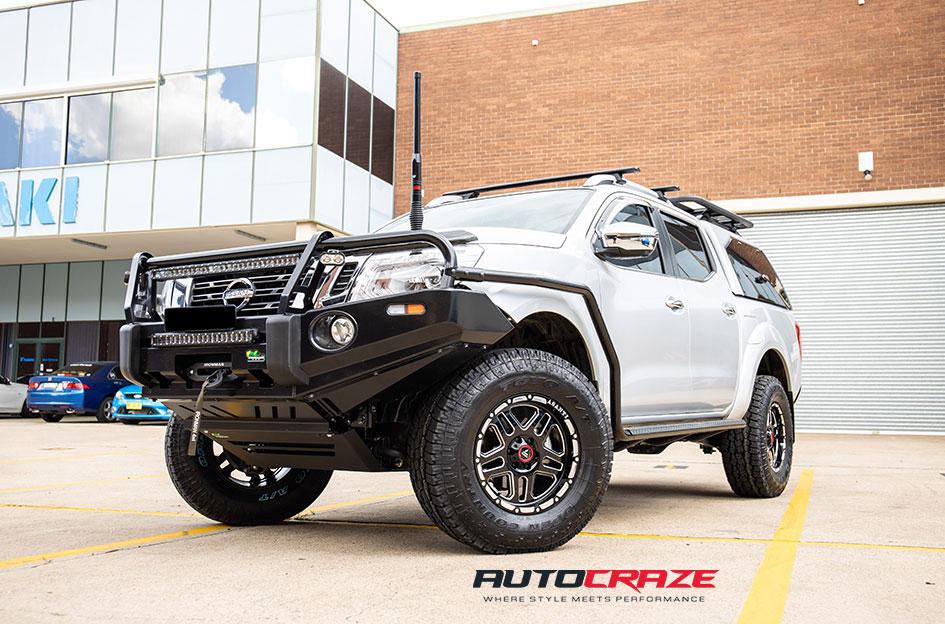 NISSAN NAVARA AB809 GLOSS BLACK MILLED